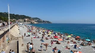Promenade des Anglais, , Nice Zonovergoten 