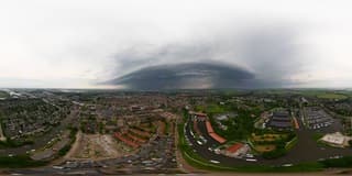 Panorama boven Sneek