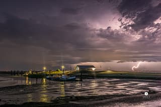 Onweer ameland ballumerbocht