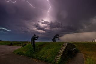 Onweer ameland ballumerbocht