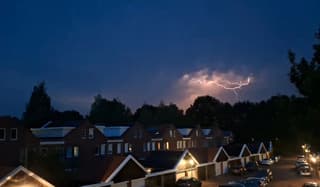 onweer boven Ede