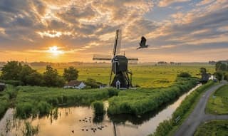Zware buien trekken weg . 