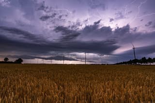 Stevig Onweer afgelopen nacht 