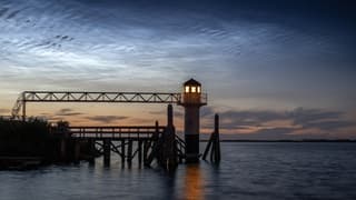 Lichtende nachtwolken afgelopen nacht 