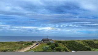 Bewolking neemt toe in Wijk aan Zee 