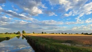In de avond kwam de zon tevoorschijn