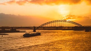 Ochtendgoud in Nijmegen