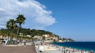  Naderende onweersbuien in Nice