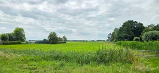 Bewolking en wind boven de Groninger landerijen 