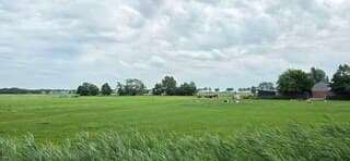 Bewolking en wind boven de Groninger landerijen 