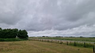 Bewolkt en winderig op Texel 