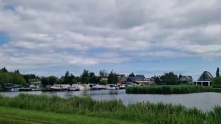 Wolken en zon boven den Ilp 
