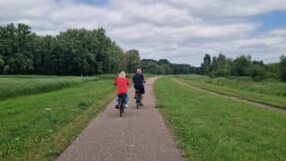 Heerlijk fietsweer in het Twiske 