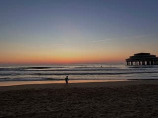 Schitterende zonsondergang