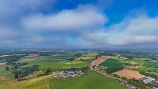 Vanmorgen zeer lage bewolking 