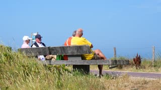 Zonnig en warm en met een aangenaam briesje 