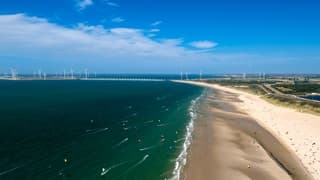 Verkoeling op het water bij Vrouwenpolder / Oosterscheldekering 