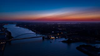 Heldere nacht in Papendrecht (ZH)