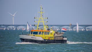 Krachtige wind vanmiddag op de Oosterschelde