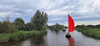 Net genoeg wind...