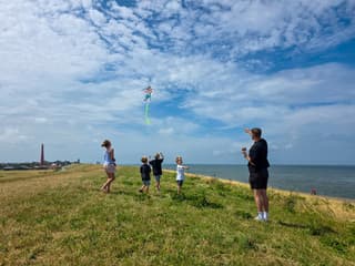 Wind genoeg om te vliegeren...