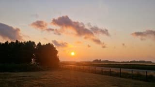 Zonsopkomst op Texel 