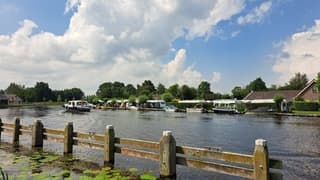 Zon en wolken 
