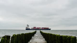 Veel bewolking aan de kust