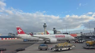 Zon, wolken schiphol
