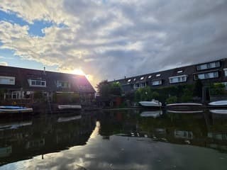 Ondergaande zon
