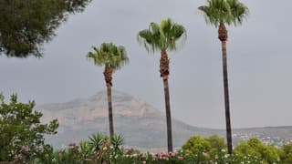 Onweersbui boven de Montgo 