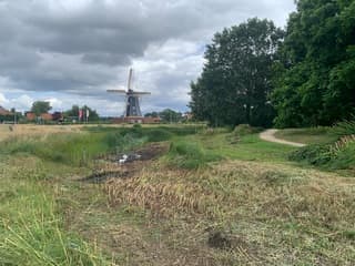 Hier staat normaal altijd water