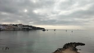 Zonsopkomst Platja de ses Figueretes, Ibiza 