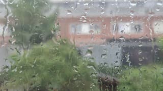 Eindelijk een flinke bui