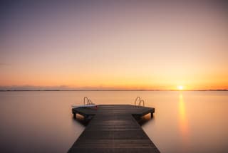 Zonsopkomst bij het Tjeukemeer