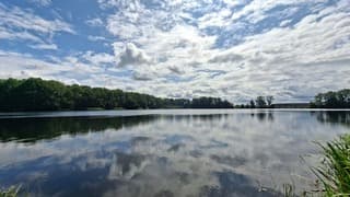 Regenbuien net gepasseerd, en de zon is er alweer met stapelwolken