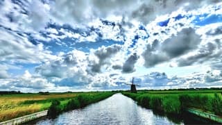 Veel bewolking vandaag , maar ook een mooie dag
