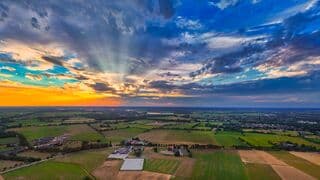 Zonsondergang 