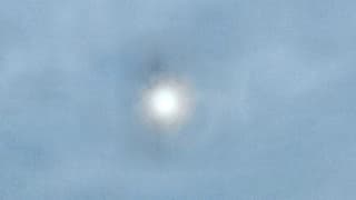 Donker wordende lucht. 