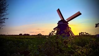 Als de zon onder gaat