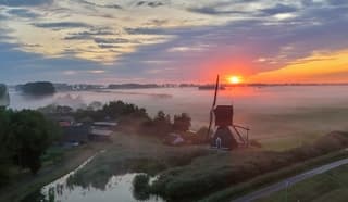 Mist in de polder 