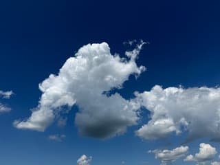 cumulus congestus boven Lemmer 