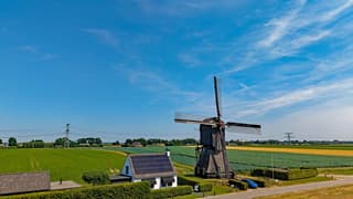 Oostmolen in de volle zon