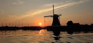 Zonsondergang 