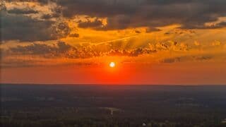 Zonsondergang 