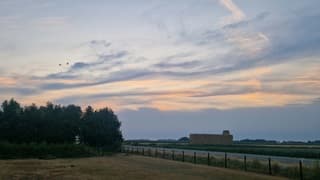 Kleurrijke ochtendluchten boven Texel 
