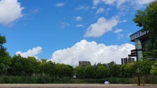 Grote stapelwolken