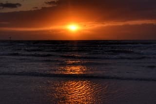 Zonsondergang Hoek van Holland
