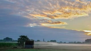 Laaghangende mist