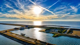 Zonsondergang Waddenzee 
